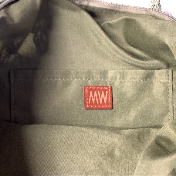 *SOLD* MOST WANTED USA Seagrass Woven Tote Shoulder Bag in Green - Picture 10 of 11